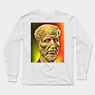 Plotinus Snow Portrait | Plotinus Artwork 15 Long Sleeve T-Shirt